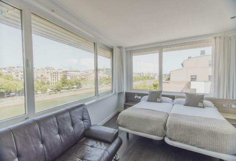 اتاق استاندارد با چشمانداز رودخانه, Pensión Riberas Del Urumea