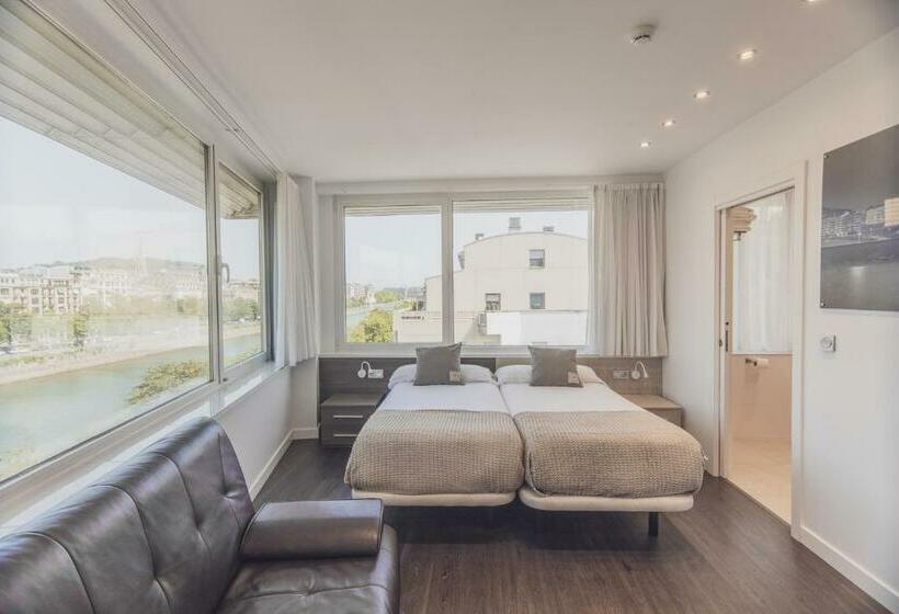 اتاق استاندارد با چشمانداز رودخانه, Pensión Riberas Del Urumea