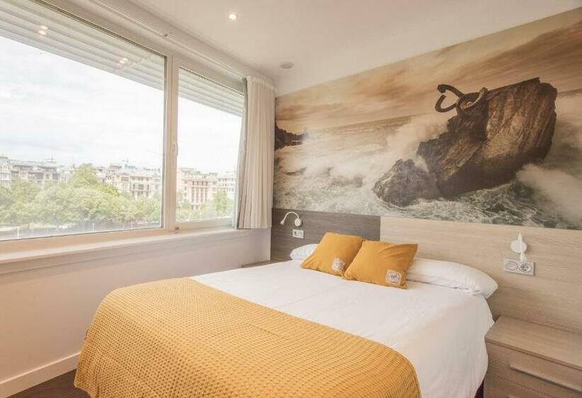 اتاق استاندارد با چشمانداز رودخانه, Pensión Riberas Del Urumea