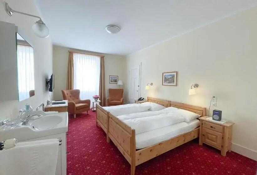 اتاق اکونومی با حمام مشترک, Engadinerhof Superior
