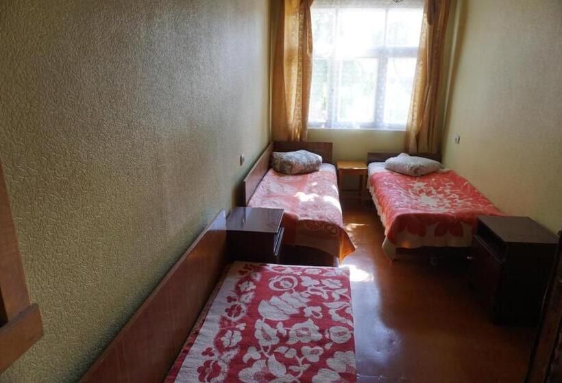 Bed in Shared Room with Shared Bathroom, Pilskalnu Hostelis