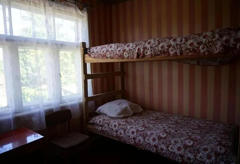 Bed in Shared Room with Shared Bathroom, Pilskalnu Hostelis