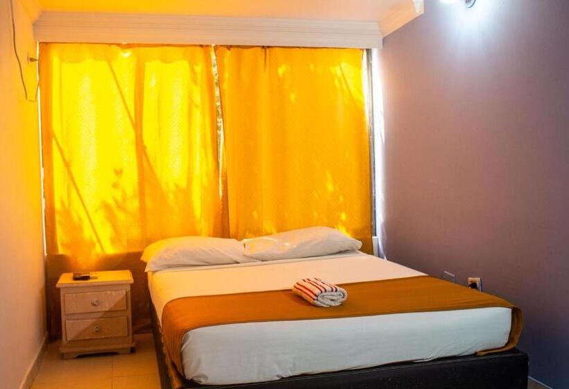 Quarto Estandar Individual, Casa Hotel Las Gaviotas Santamarta