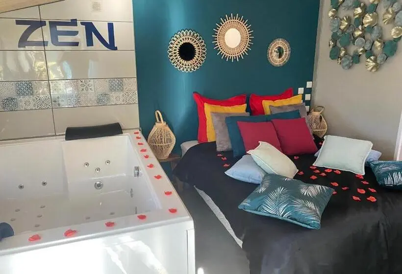 Standard-huone Puutarhanäkymä, à Home Love Spa, Le Plus Luxueux Parmi Nos 2 établissements