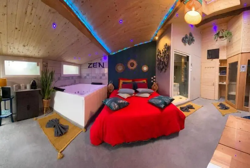 Standard-huone Puutarhanäkymä, à Home Love Spa, Le Plus Luxueux Parmi Nos 2 établissements