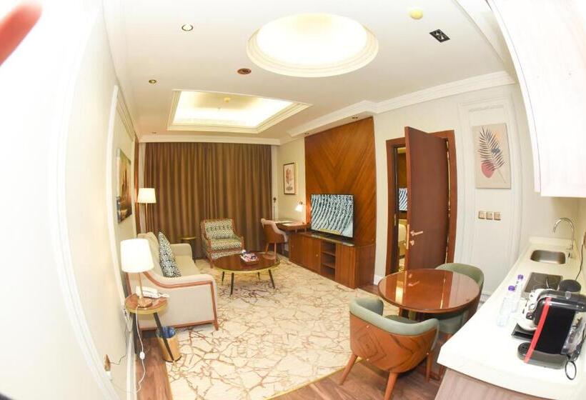 침실 1개 디럭스 아파트, Rose Bark   روز بارك