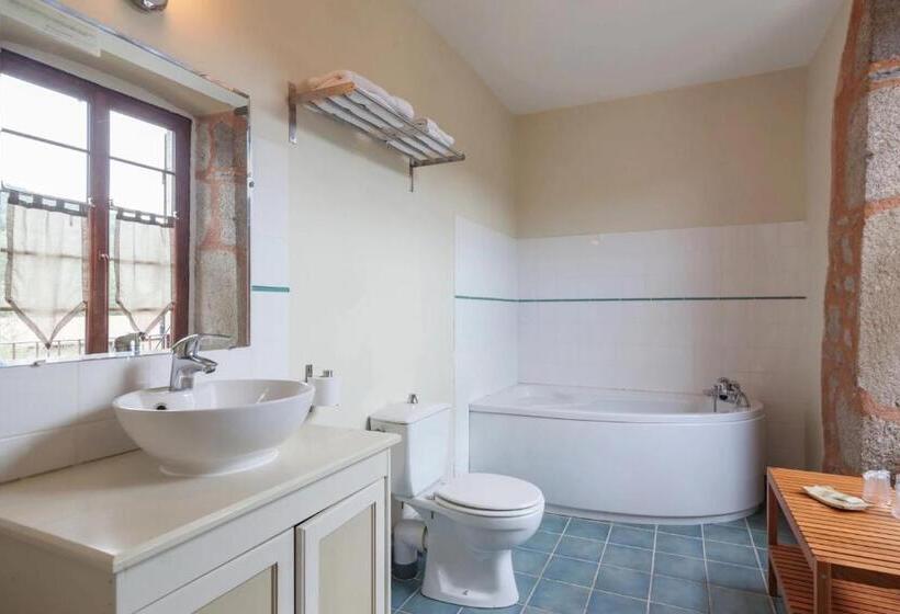 バスタブ付きスタンダードルーム, Domaine Le Prieuré