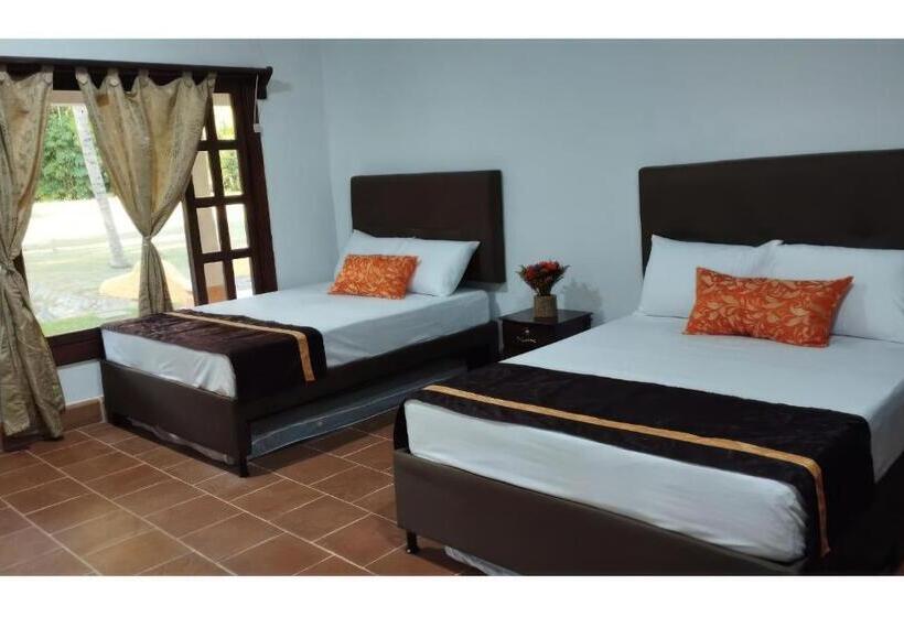 اتاق خانوادگی, Hacienda Con Piscina Privada/aire Acondicionado/jacuzzi