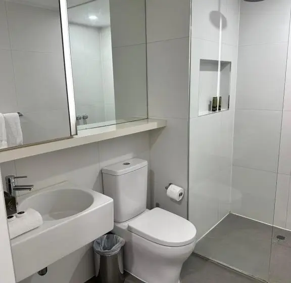Deluxe-huoneisto 1 Makuuhuone, Adele Apartment Hotel East Melbourne