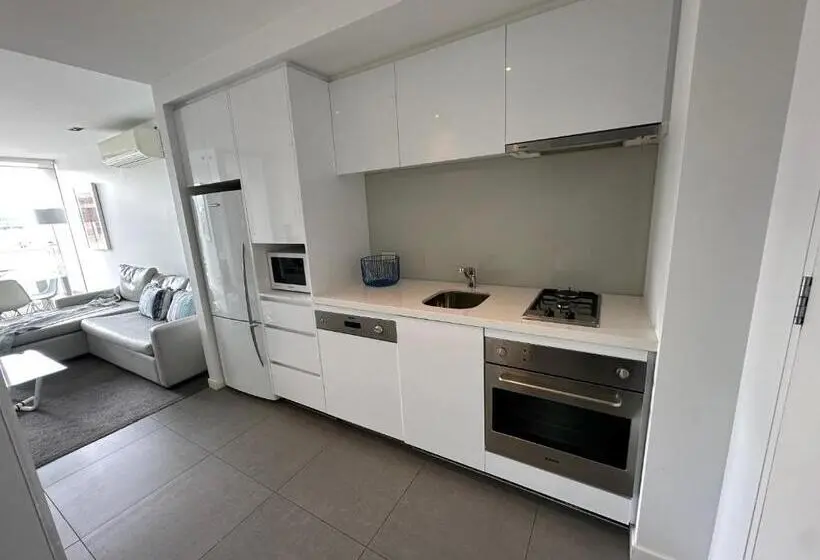 Deluxe-huoneisto 1 Makuuhuone, Adele Apartment Hotel East Melbourne