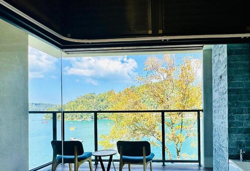 اتاق استاندارد با چشم‌انداز دریاچه, 水秀一方sun Moon Lakeside Boutique
