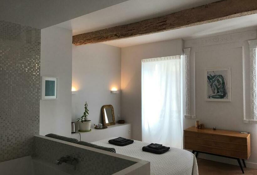 חדר סטנדרט עם מיטת קינג, B&b Le Chat Qui Dort