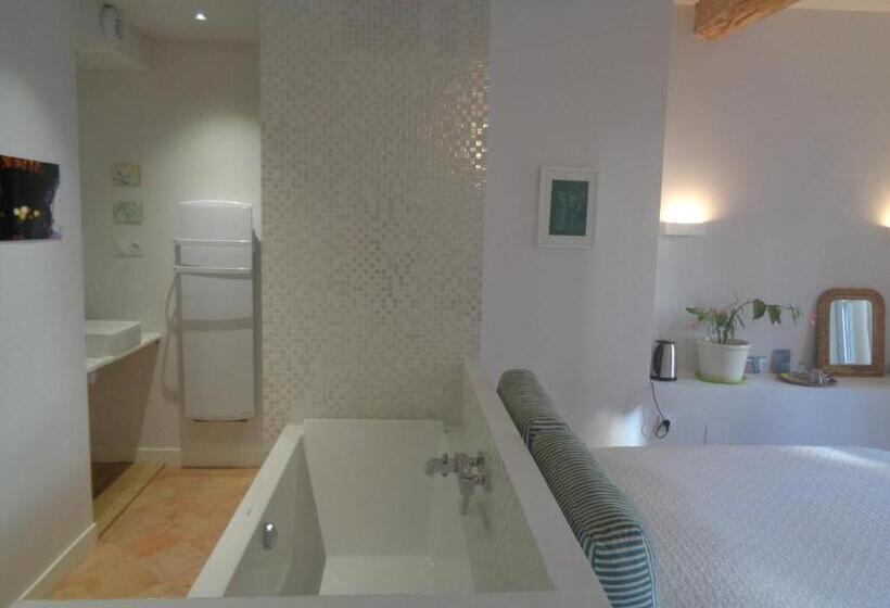 חדר סטנדרט עם מיטת קינג, B&b Le Chat Qui Dort