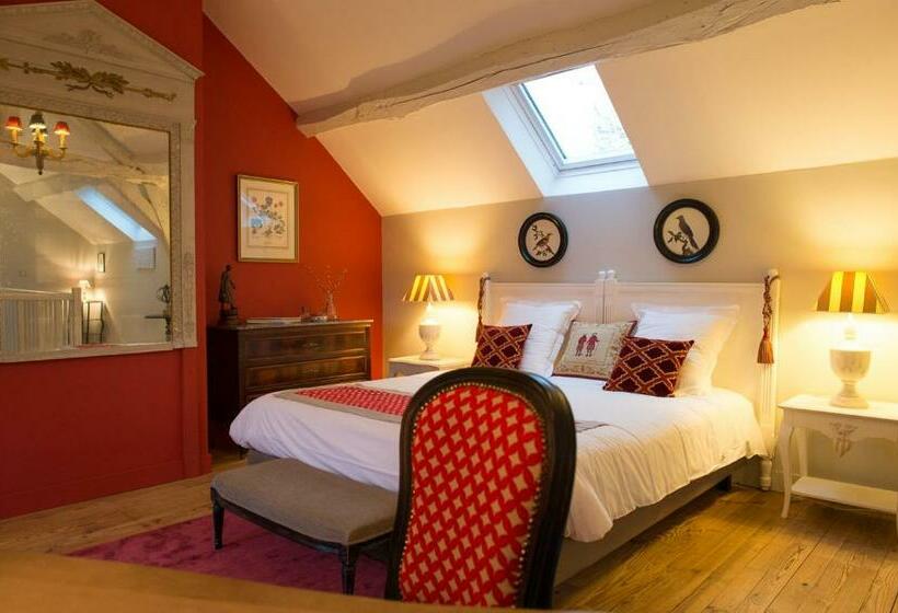 غرفة قياسية رباعية مطلة على الحديقة, La Folie Saint Julien