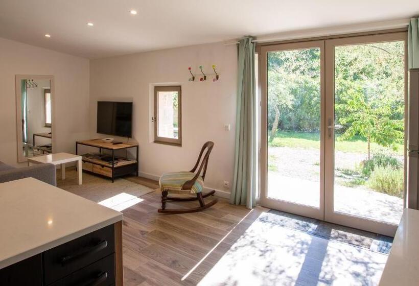 침실 1개 가든 전망 아파트, Moulin Sainte Anne