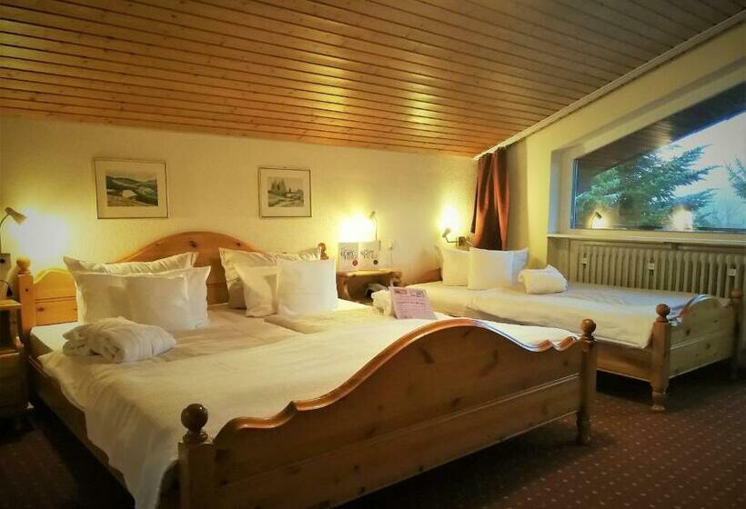 带阳台的三人标准间, Ferienhotel Schwarzwälder Hof