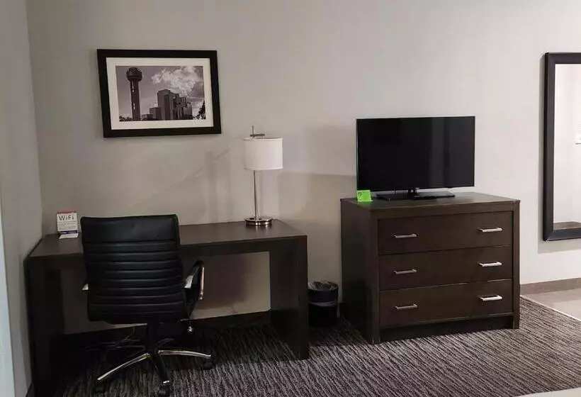 身障者適用キングサイズベッドルーム, La Quinta By Wyndham Dallas Grand Prairie North