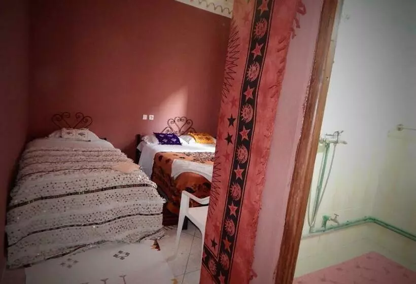 اتاق استاندارد سه تخته با بالکن, Myhouse Todgha