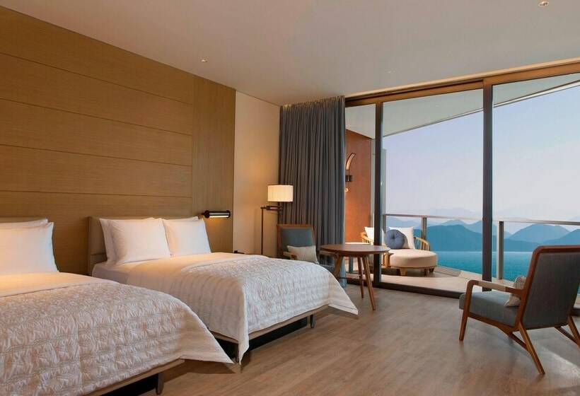 스탠다드 룸 더블 침대 2개, Le Méridien Xiaojing Bay