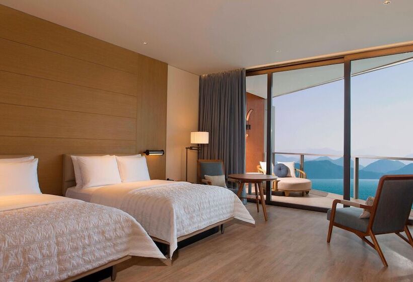 스탠다드 룸 더블 침대 2개, Le Méridien Xiaojing Bay