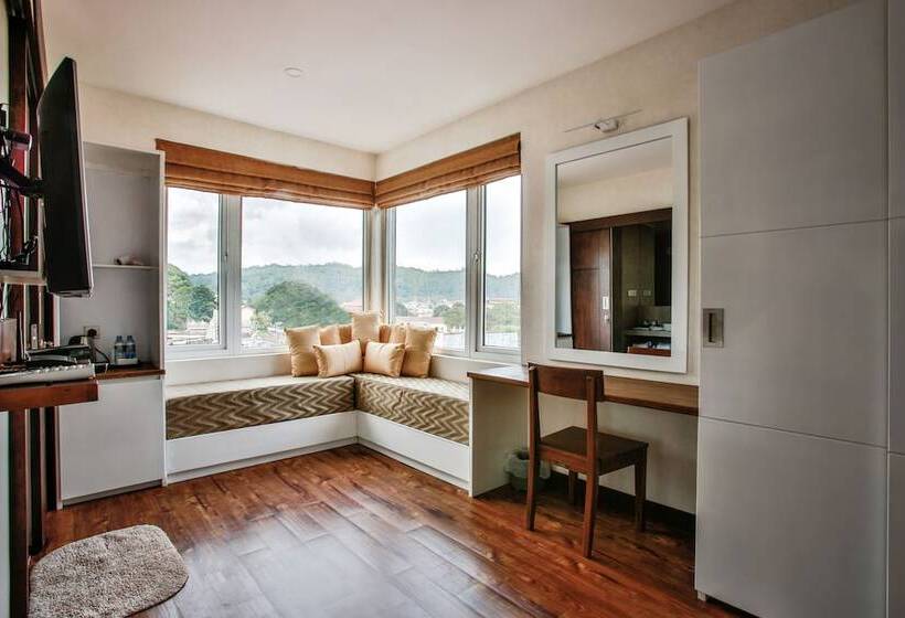 חדר דלוקס,מיטת קינג עם נוף לעיר, Sevana City