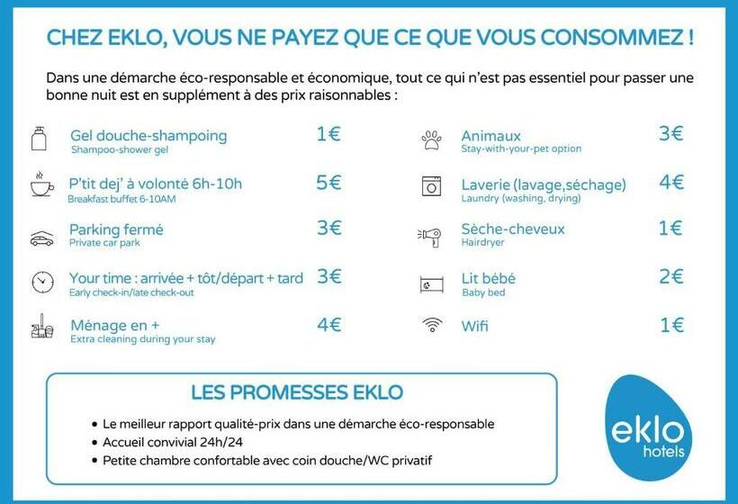 Номер Стандарт, Eklo Hotels Le Mans