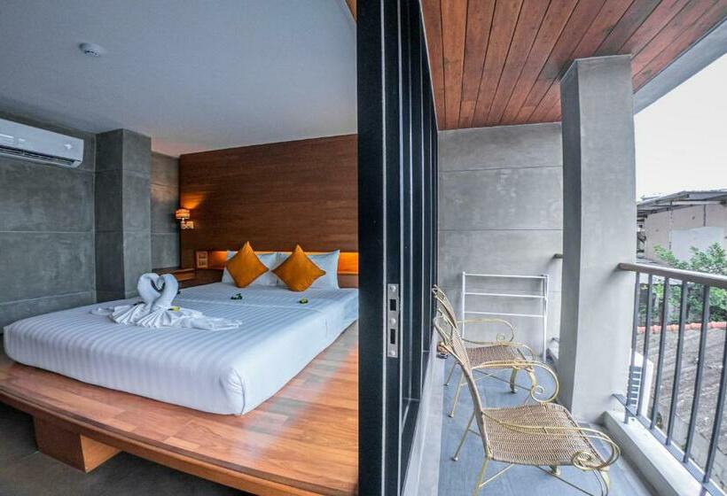 Quarto Estandar com Sacada, J4 Samui Hotel Sha Plus