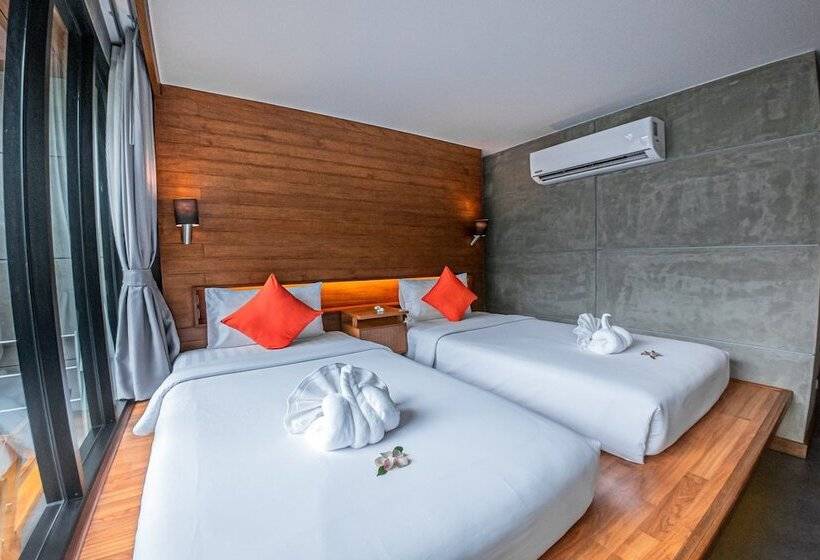Quarto Estandar com Sacada, J4 Samui Hotel Sha Plus