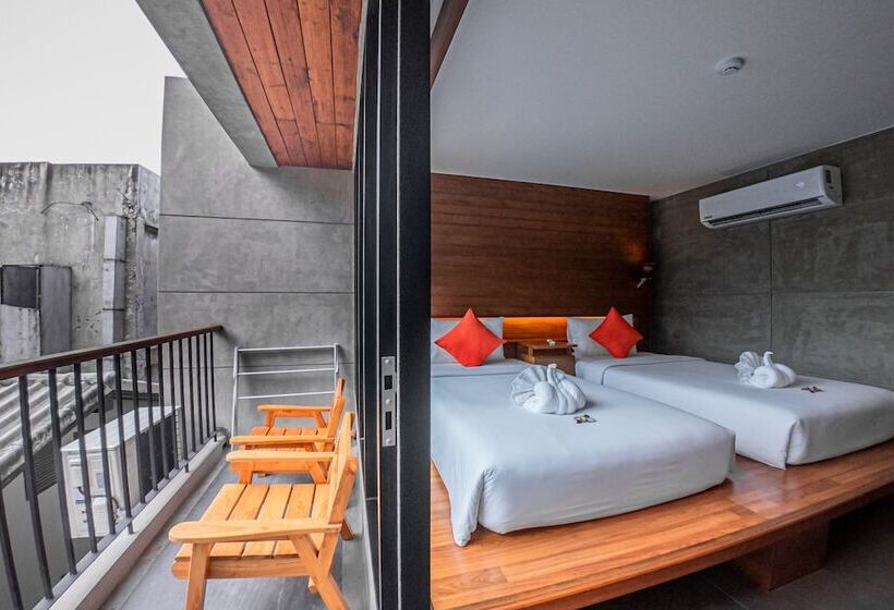 Quarto Estandar com Sacada, J4 Samui Hotel Sha Plus