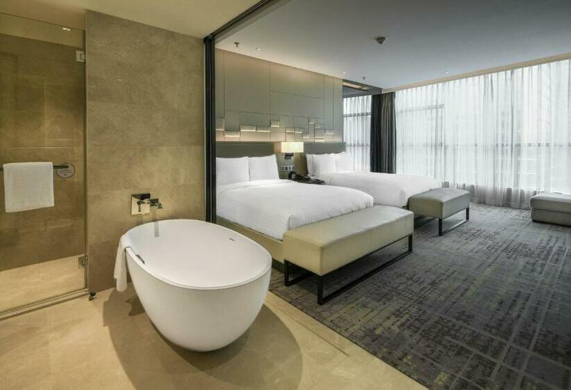 غرفة ديلوكس سرير كينج, Chengdu Marriott Hotel Financial Centre