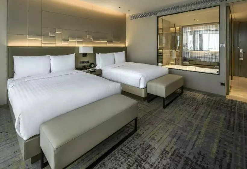 キングサイズベッドのスーペリアルーム, Chengdu Marriott Hotel Financial Centre