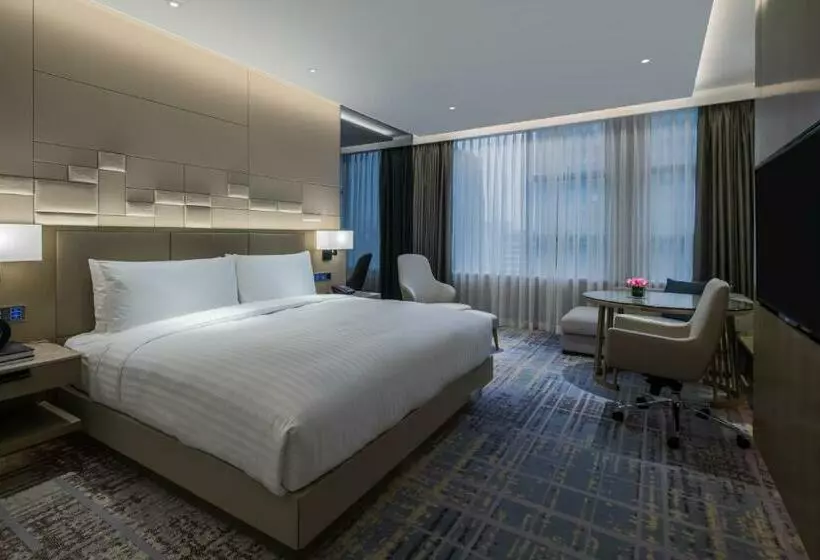 キングサイズベッドのスーペリアルーム, Chengdu Marriott Hotel Financial Centre