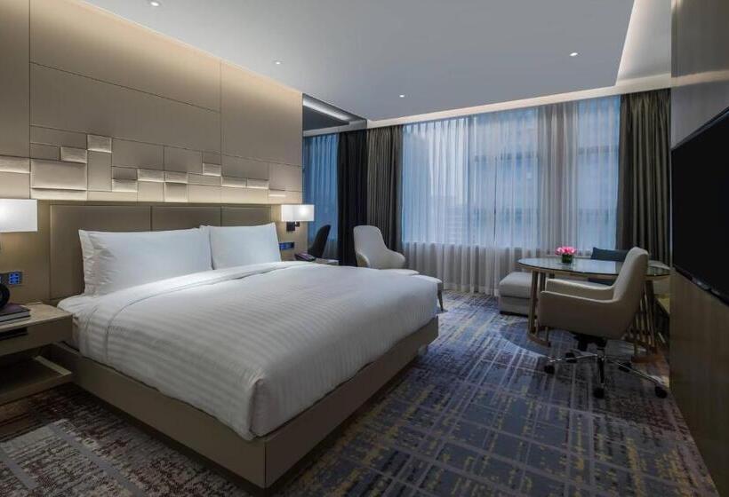 חדר דחוקס עם מיטת קינג, Chengdu Marriott Hotel Financial Centre