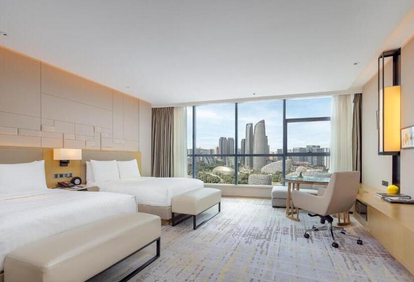 デラックスルーム, Chengdu Marriott Hotel Financial Centre
