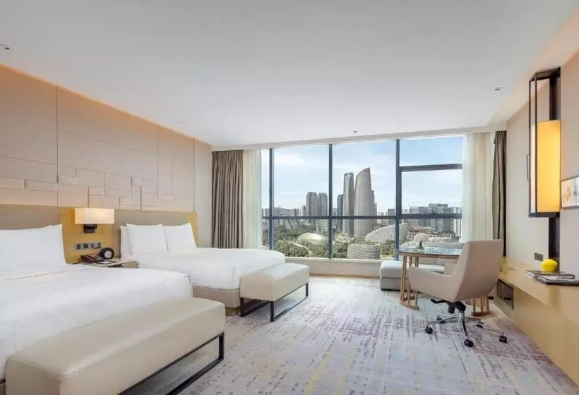 デラックスルーム, Chengdu Marriott Hotel Financial Centre
