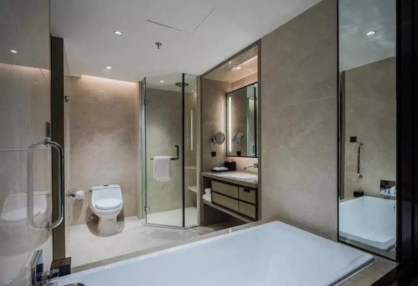 キングサイズベッドのクラシックルーム, Chengdu Marriott Hotel Financial Centre