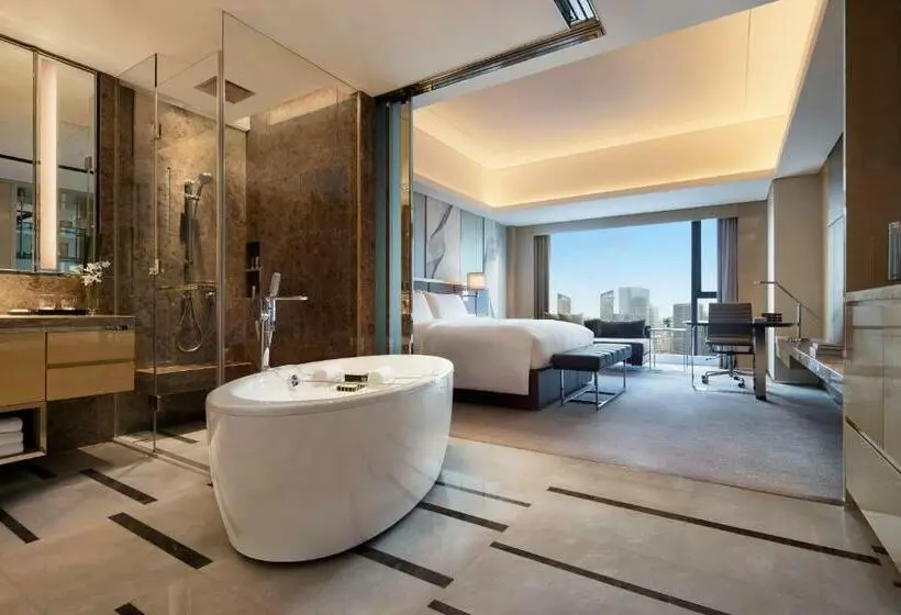 キングサイズベッドのデラックスルーム, Jw Marriott Hotel Chengdu