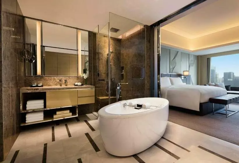 キングサイズベッドのデラックスルーム, Jw Marriott Hotel Chengdu