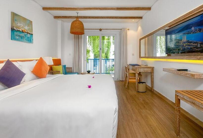 اتاق دلوکس با تخت کینگ و چشمانداز شهر, Risemount Premier Resort Danang