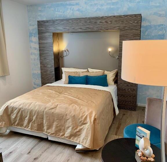 اتاق استاندارد با تخت بزرگ, Boutique Hotel Goldene Henne