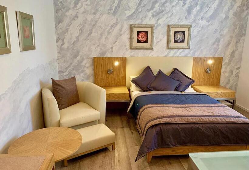 اتاق استاندارد با تخت بزرگ, Boutique Hotel Goldene Henne