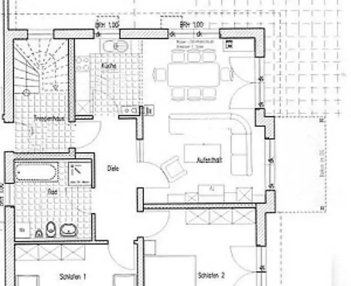 ２ベッドルームアパートメント, Gastehaus Und Fewo Lamm Garni
