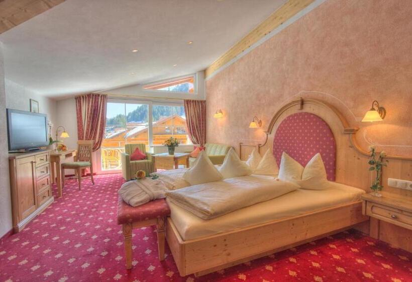 标准工作室带阳台, Landhotel Berghof