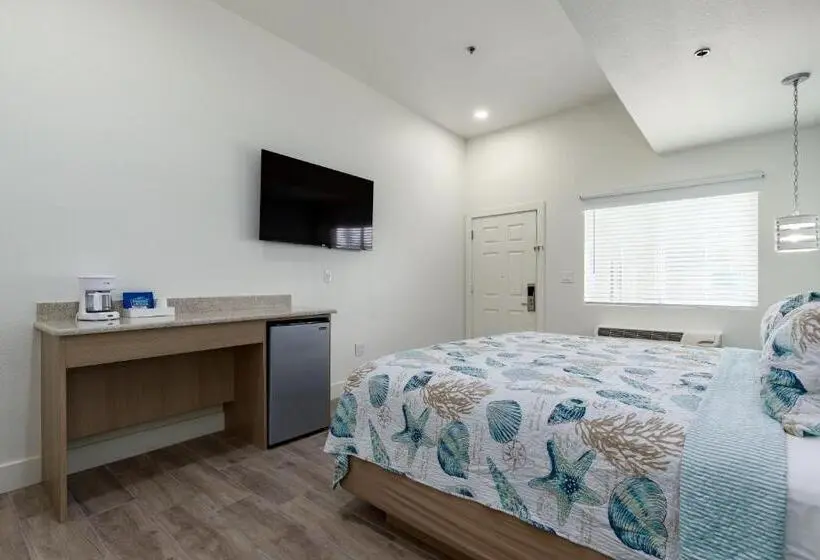 Standard Room King Bed Adapted for people with reduced mobility