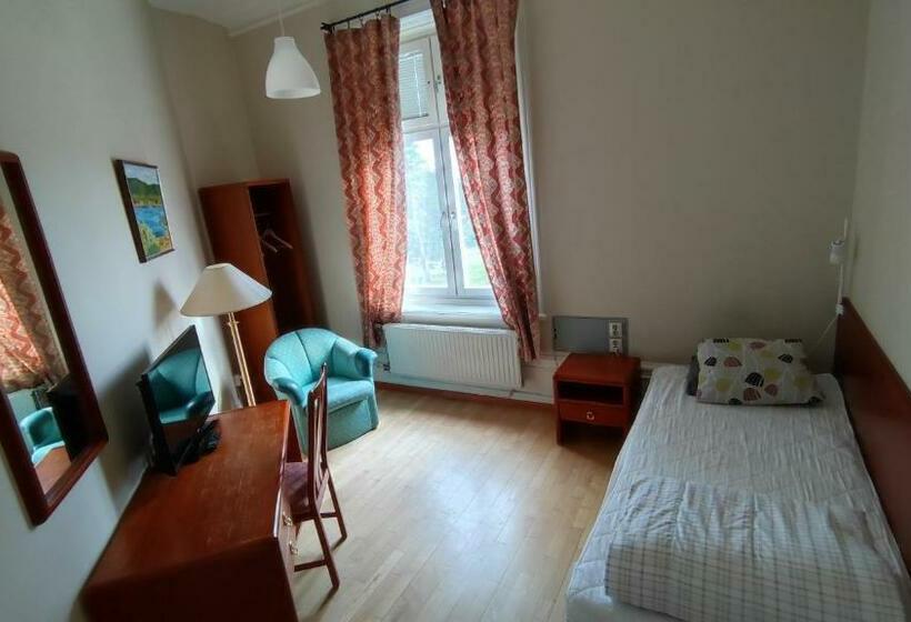 스탠다드 싱글 룸 공동욕실, Carlstad Sport Hostel