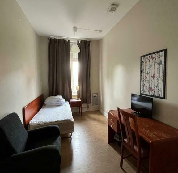 스탠다드 싱글 룸 공동욕실, Carlstad Sport Hostel