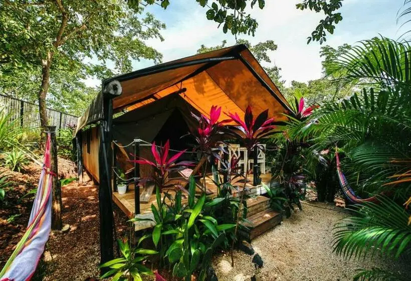 デラックスの４人部屋, Glamping Hotel Flor Y Bambu