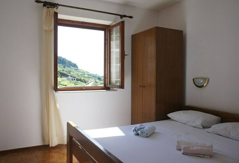 آپارتمان 1 خوابه با بالکن و چشم‌انداز دریا, Villa Ana