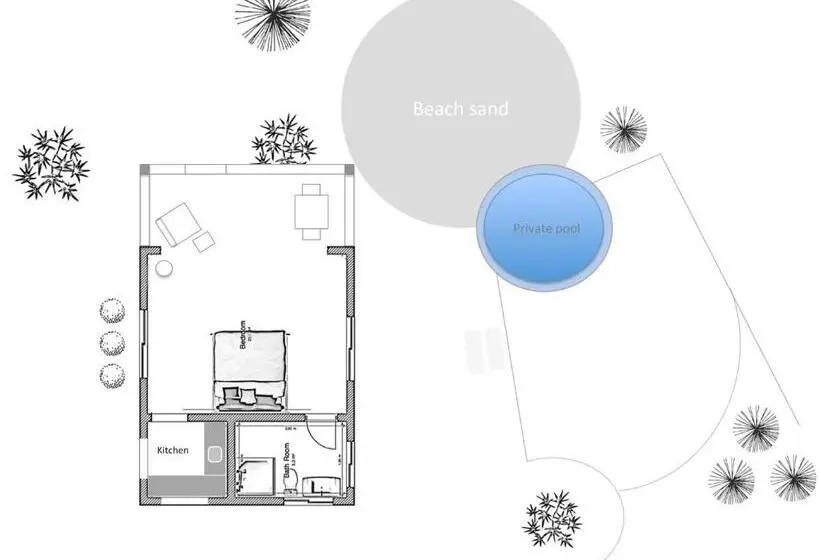 Standard-bungalow, La Playa