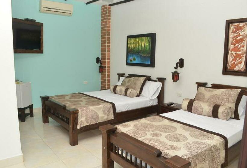 חדר סטנדרט לשלושה, El Virrey Hotel Boutique